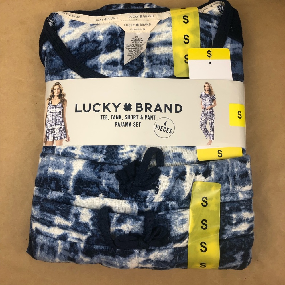 Lucky Brand Ladies' 4-Piece Pajama Set